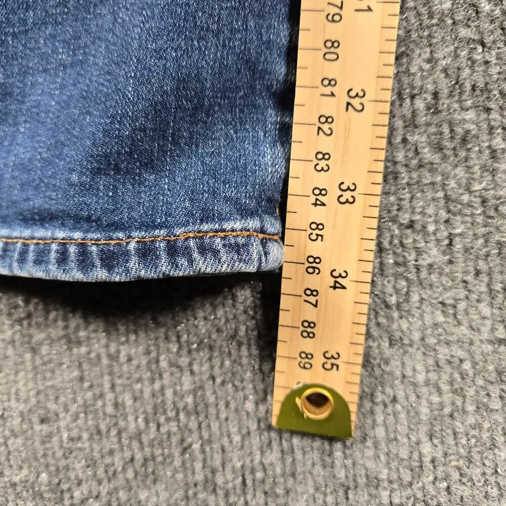 AG Adriano Goldschmied The Graduate Jeans Mens 32x34 Blue Tailored Leg Whiskered